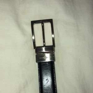 EUC Jospeh Abboud Reversible Belt black/brown 28